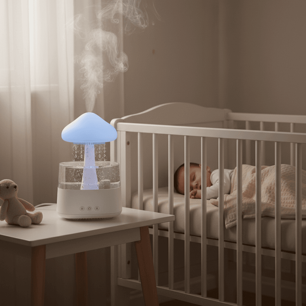 Zestaw Prezentowy "Magiczny Las": Rytuał Spokojnego Snu (Nawilżacz Deszczu + Olejki)